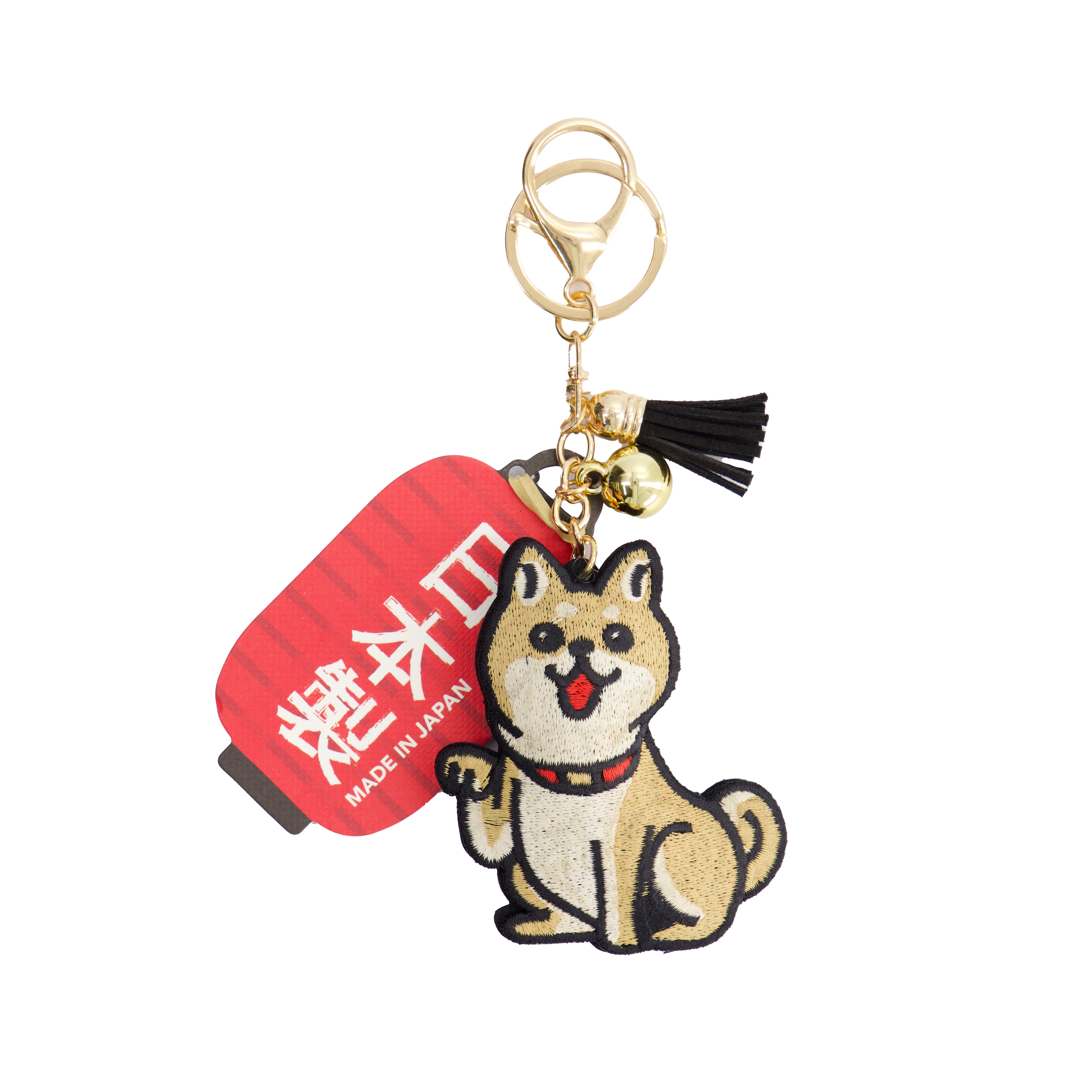 Shiba-Dog Patch nøglering - Multicolor